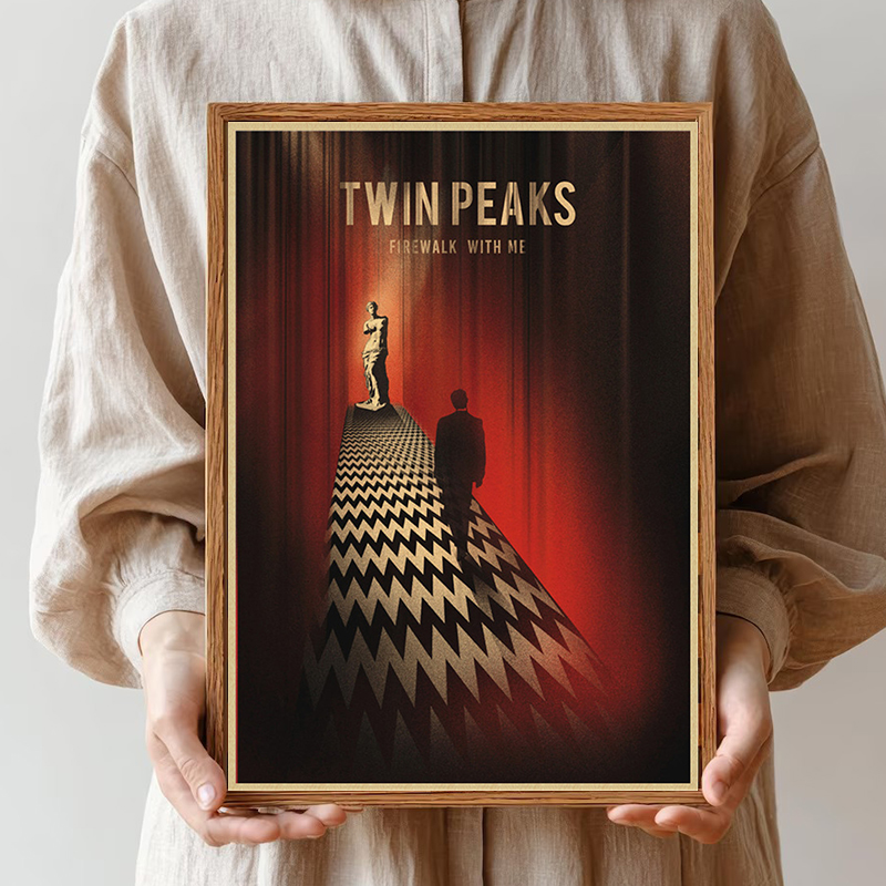 Home Decor Y2K - Twin PEAKS 크래프트 페이퍼, 거실 장식용