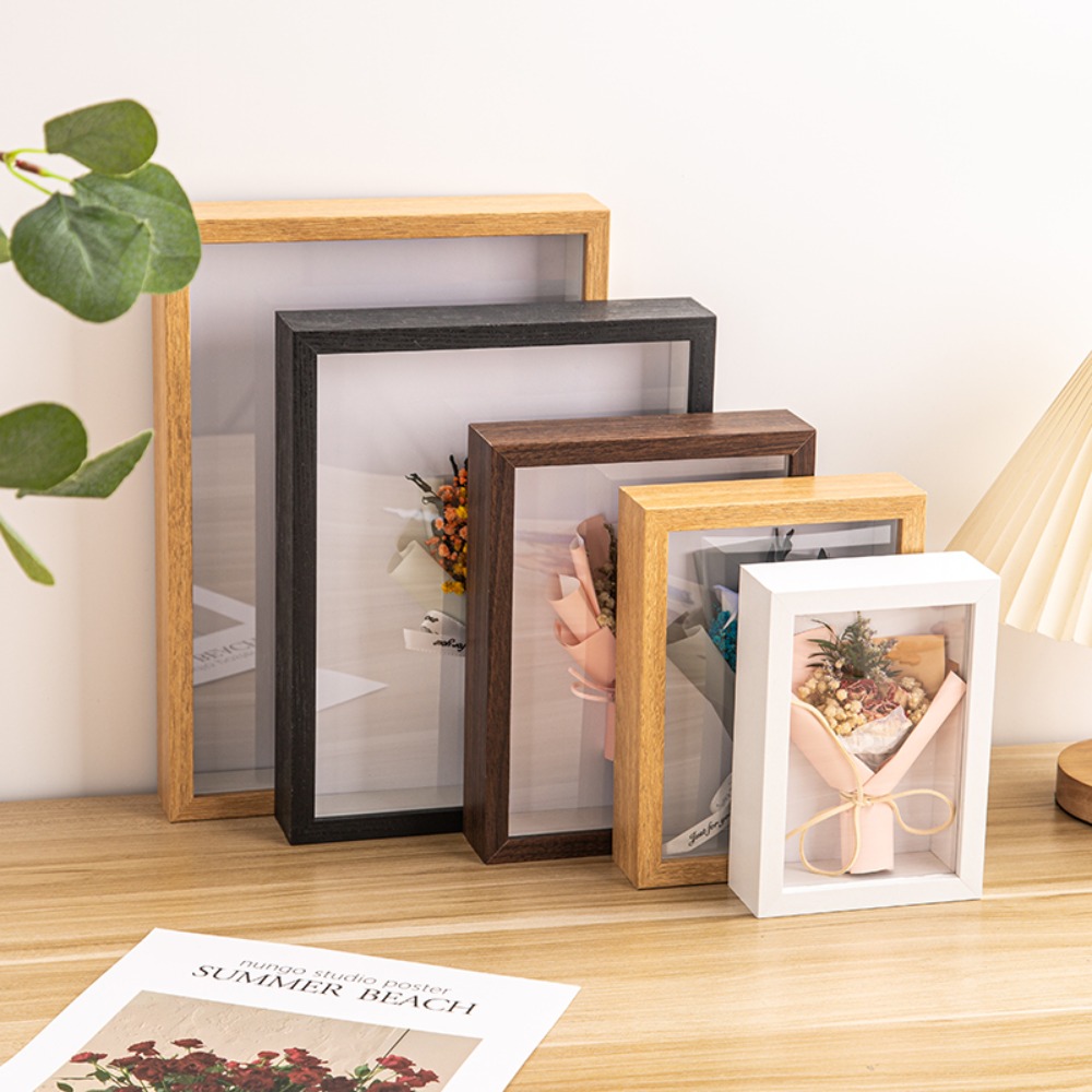 Bamboo Photo Frame - 내구성 있는 다양한 크기의 섀도우 박스