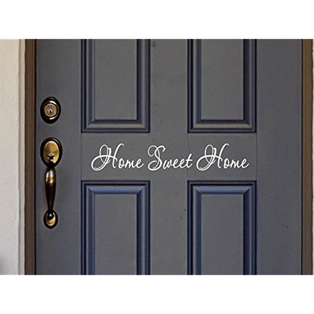 Home Decor Y2K - 스위트 홈 견적 벽 스티커, 현관문