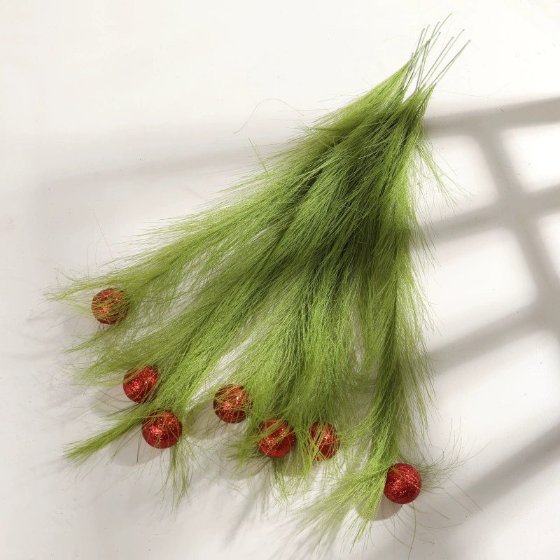 크리스마스 트위스티드 그린 브랜치 엘프 장식, 그린치  - Pampas Grass Decor 리뷰 및 가격