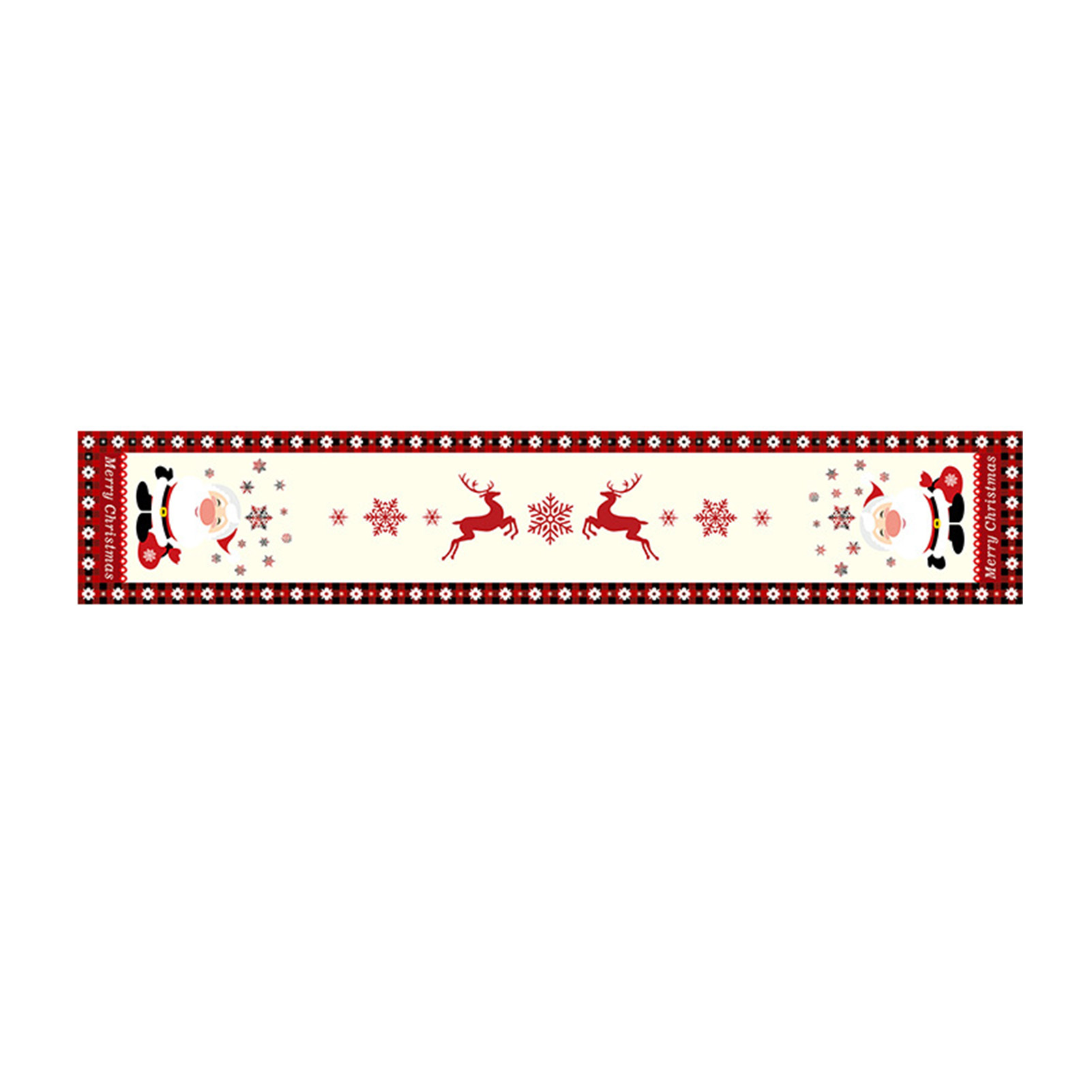 축제적인 꽃무늬 크리스마스 테이블 러너는 휴일 테이블  - Linen Table Runner 리뷰 및 가격