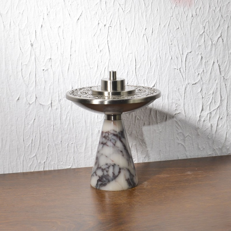 천연 대리석 향로, 속이 빈 금속 구조, 향나무 향로, - Home Decor Magazine 리뷰 및 가격