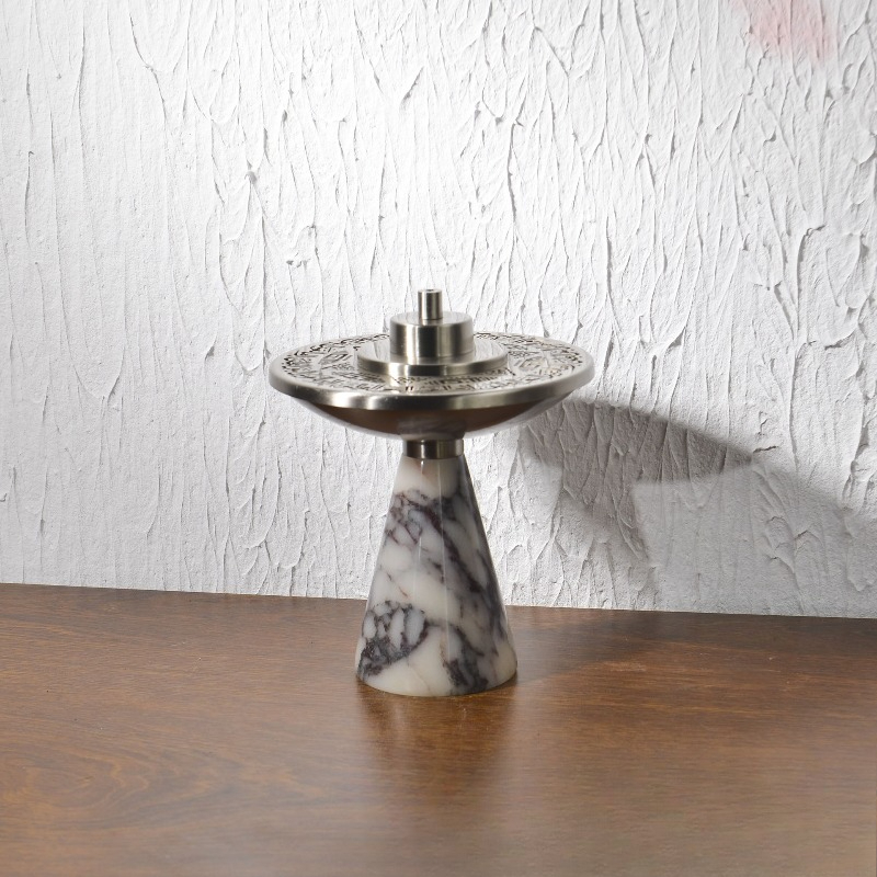 천연 대리석 향로, 속이 빈 금속 구조, 향나무 향로, - Home Decor Magazine 리뷰 및 가격