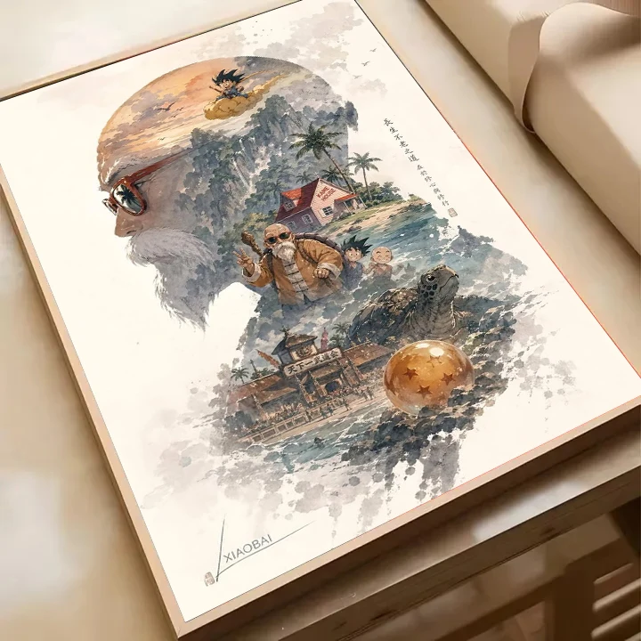 드래곤볼, 손오공, 프리저, 애니메이션, 5D 풀 라운 - Home Decor Magazine 리뷰 및 가격