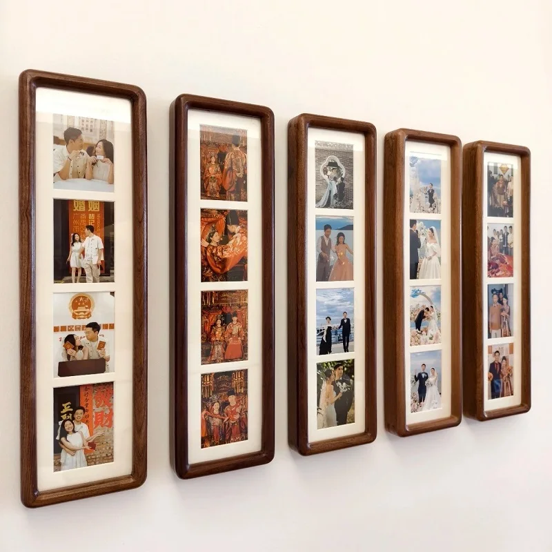 튼튼한 원목 소재의 긴 형태 사진 액자, 창의적인 디자 - Bamboo Photo Frame 리뷰 및 가격