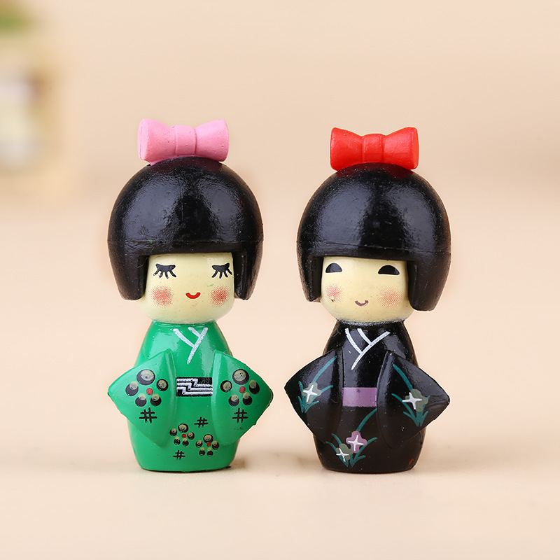 새로운 일본 귀여운 소녀 피규어 분재 장식 미니 홈 데 - Home Decor Za 리뷰 및 가격